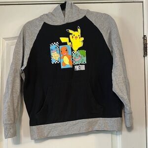Pokemon Black and Gray Pikachu Sweatshirt